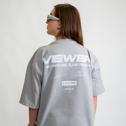 VIEWER STOM GRAY TEE