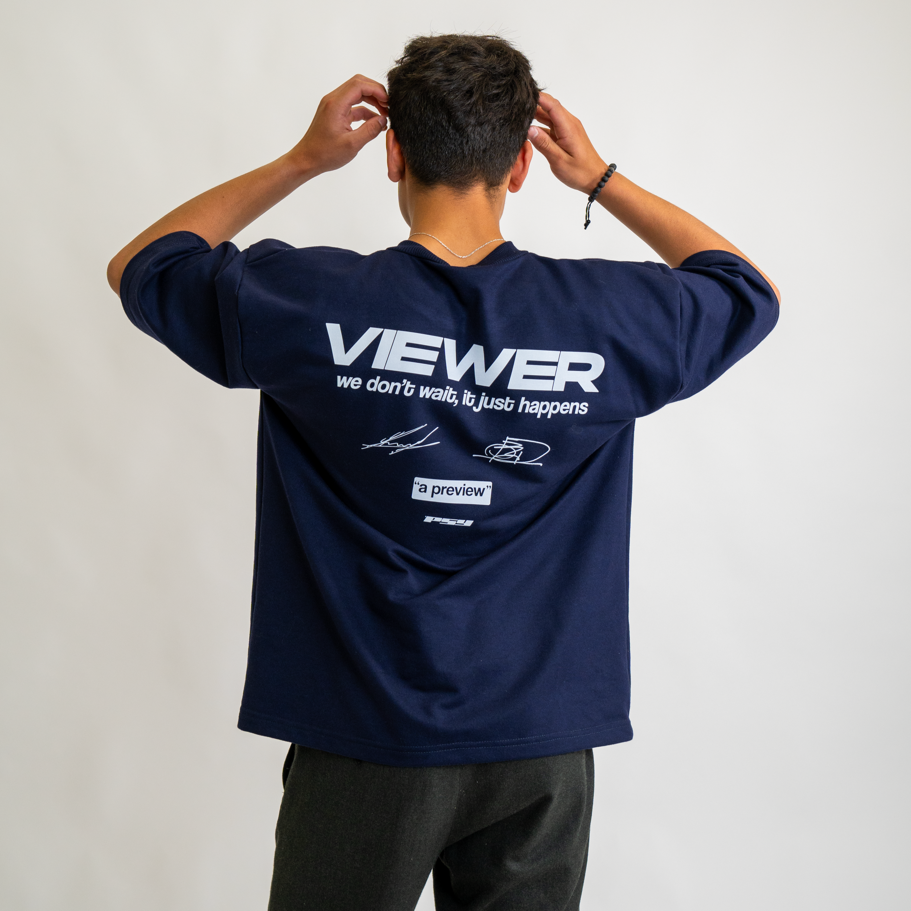 VIEWER MARINE BLUE TEE